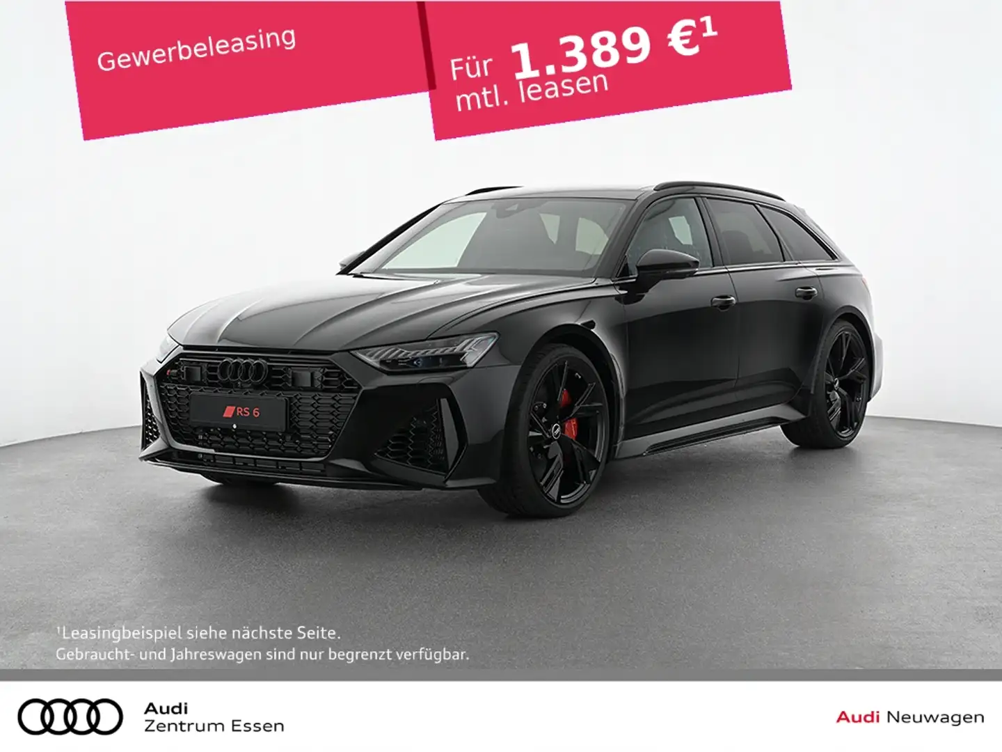 Audi RS6 AVANT MATRIX LED NAVI KERAMIK B&O HuD PANO Schwarz - 1