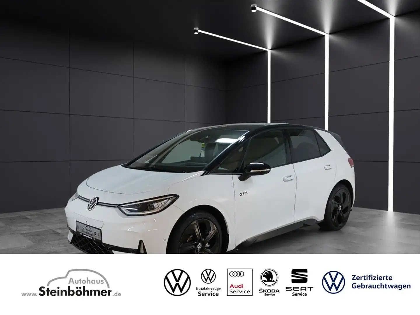 Volkswagen ID.3 GTX AHK IQ.Drive Top-Sportsitze Wärmepumpe Weiß - 1
