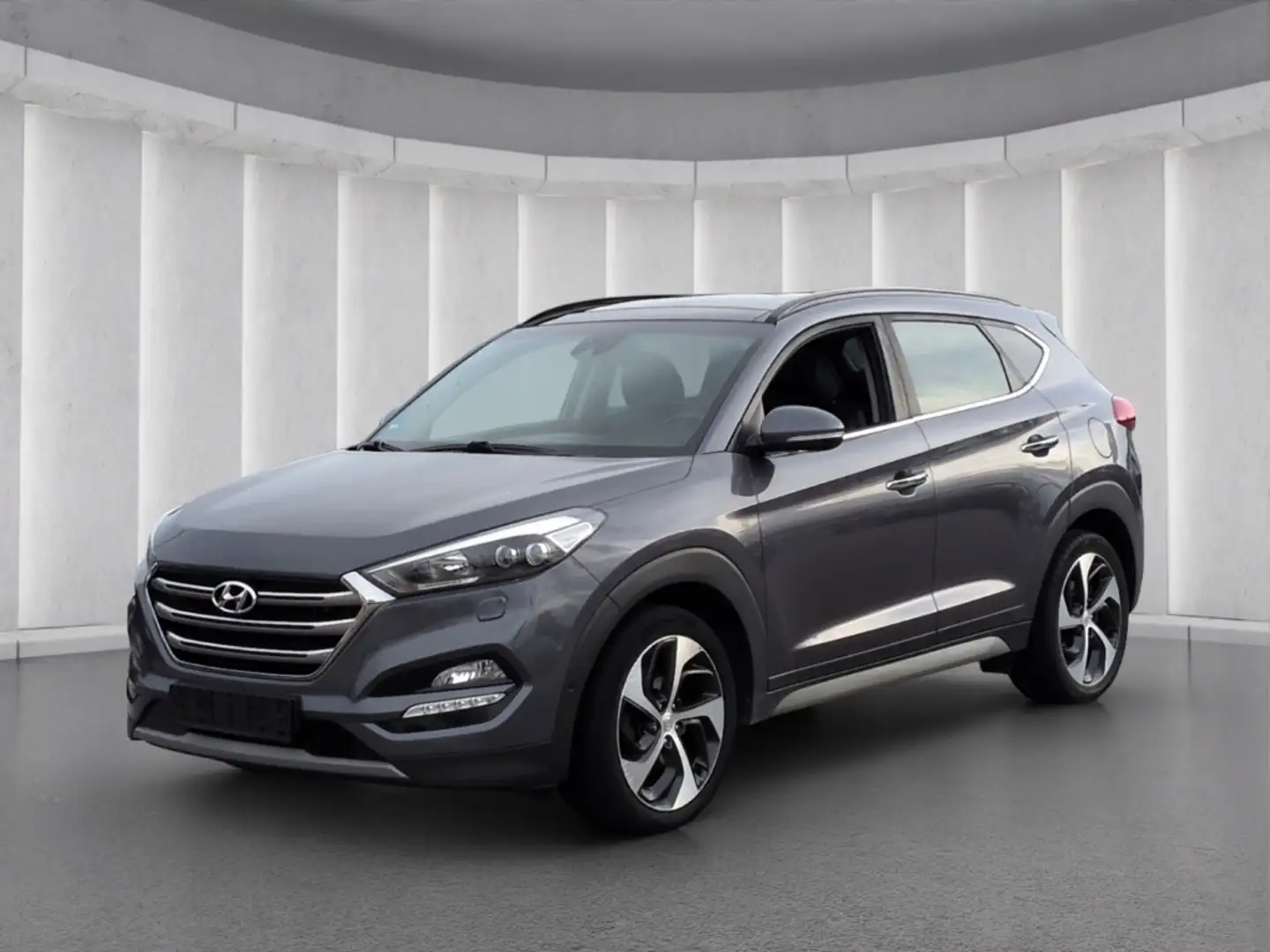 Hyundai TUCSON Premium 4WD 2.0D*Panodach Sitzbelüft Navi Grau - 2