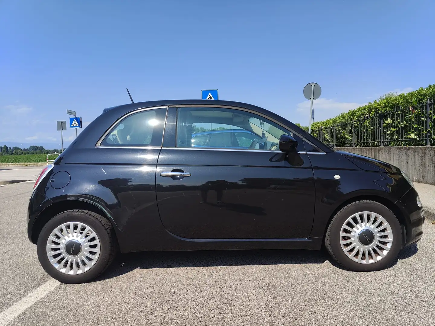 Fiat 500 500 1.3 mjt 16v Lounge 95cv E5+ Nero - 2