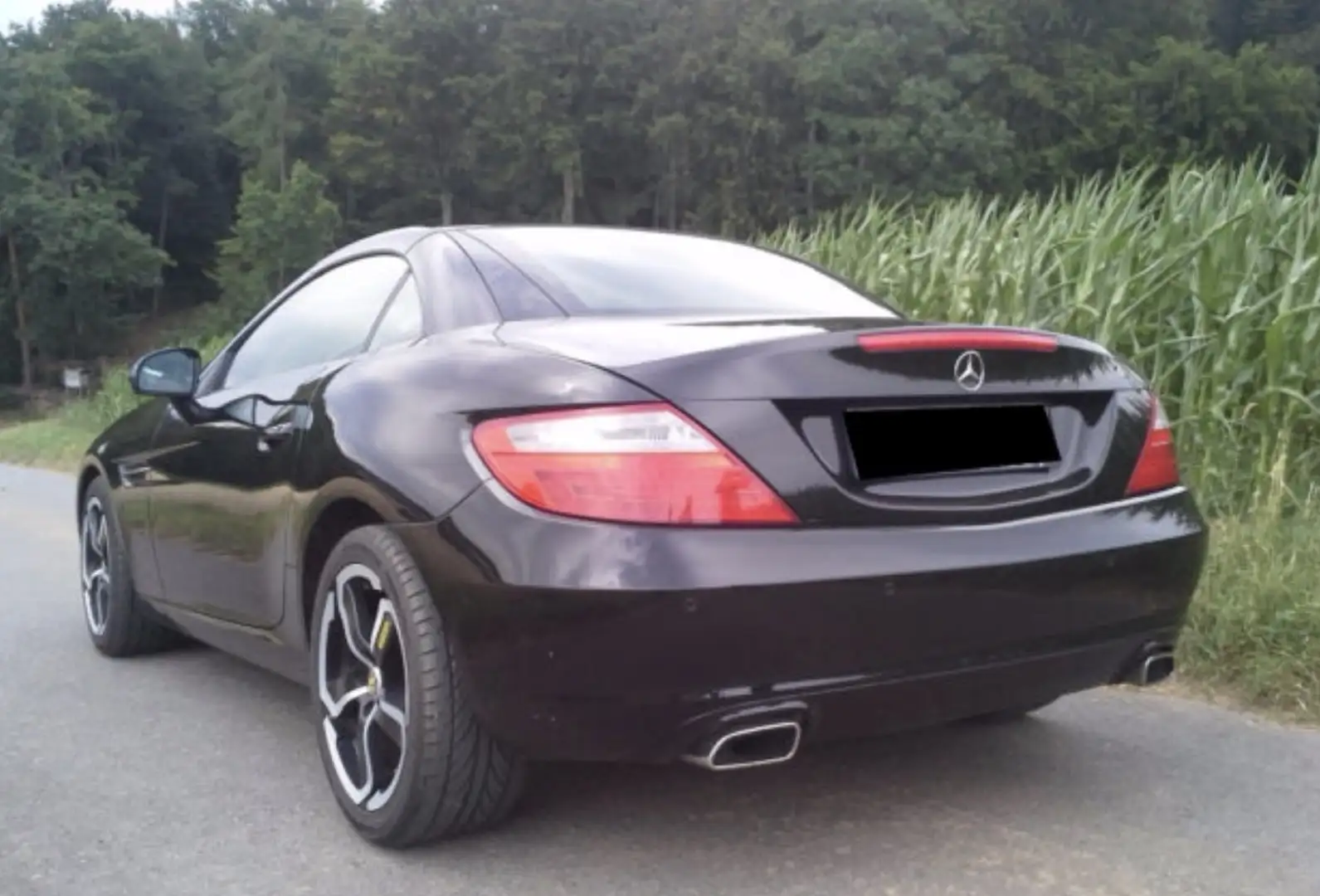 Mercedes-Benz SLK 200 PANO, AIRSCARF, LEDER, Mercedes Me Чорний - 2