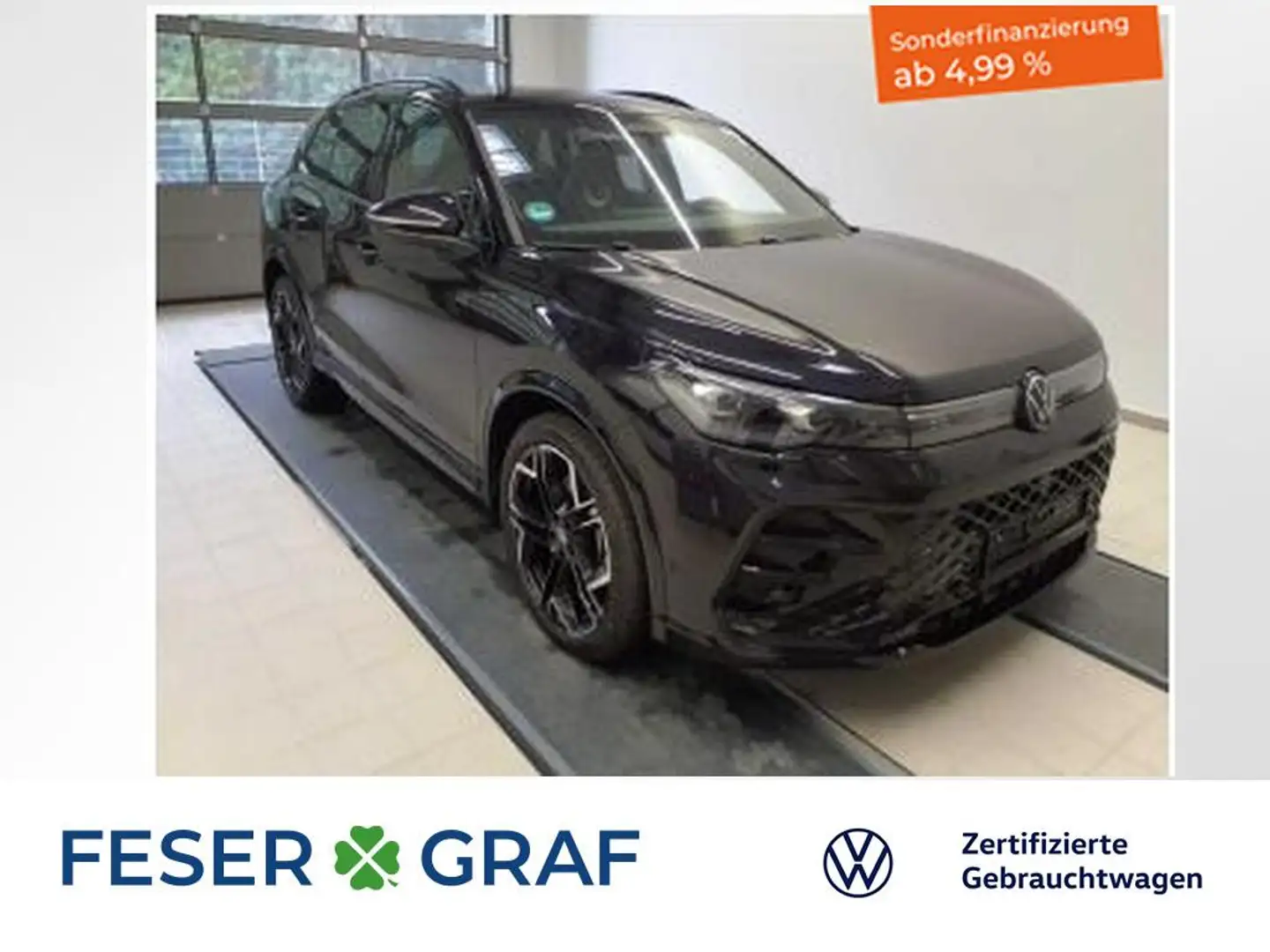 Volkswagen Tiguan R-Line 2.0 TDI 7-DSG KAMERA KESSY MASSAGE Schwarz - 1