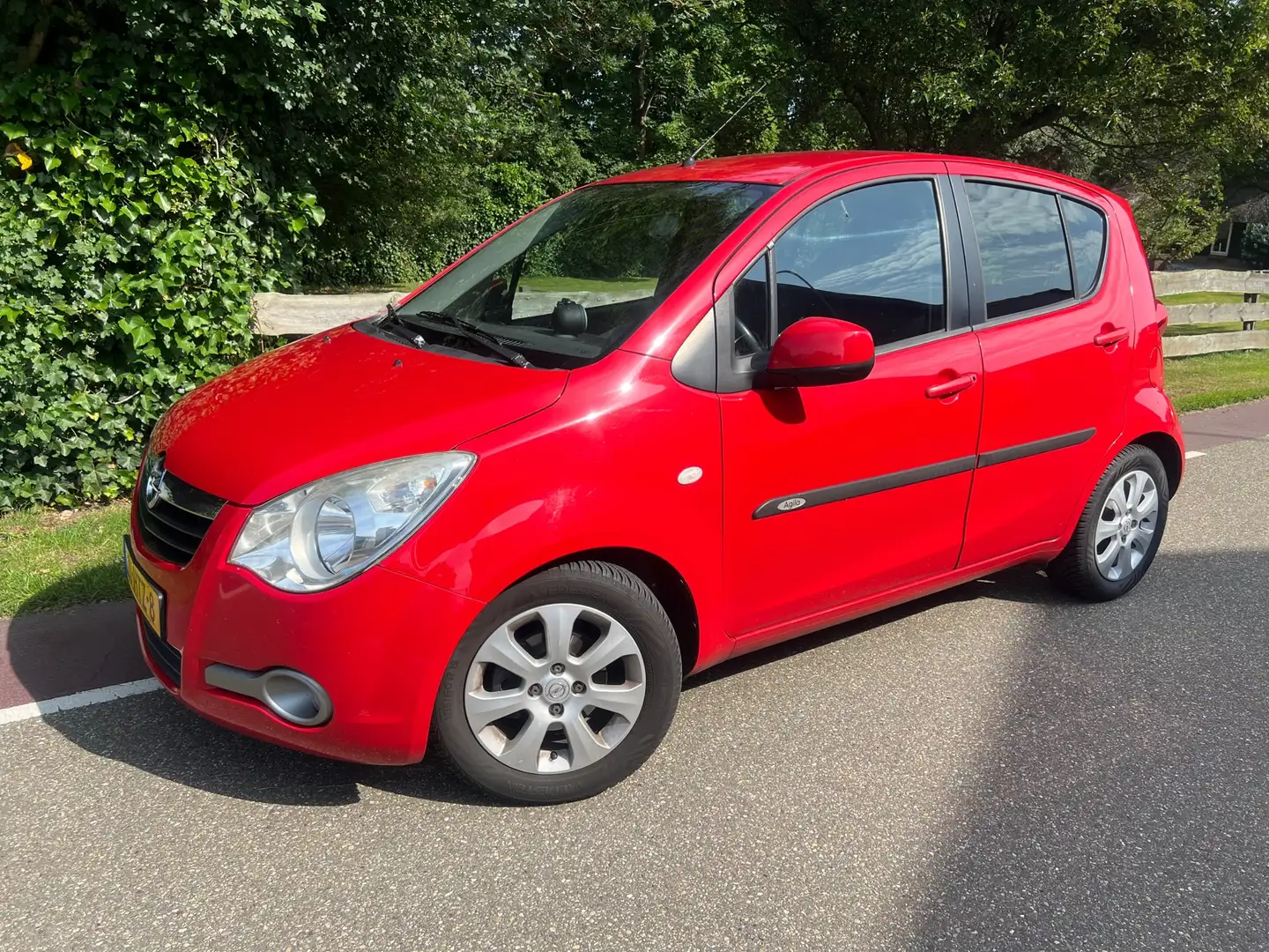Opel Agila 1.2 Enjoy Airco Trekhaak Rood - 2