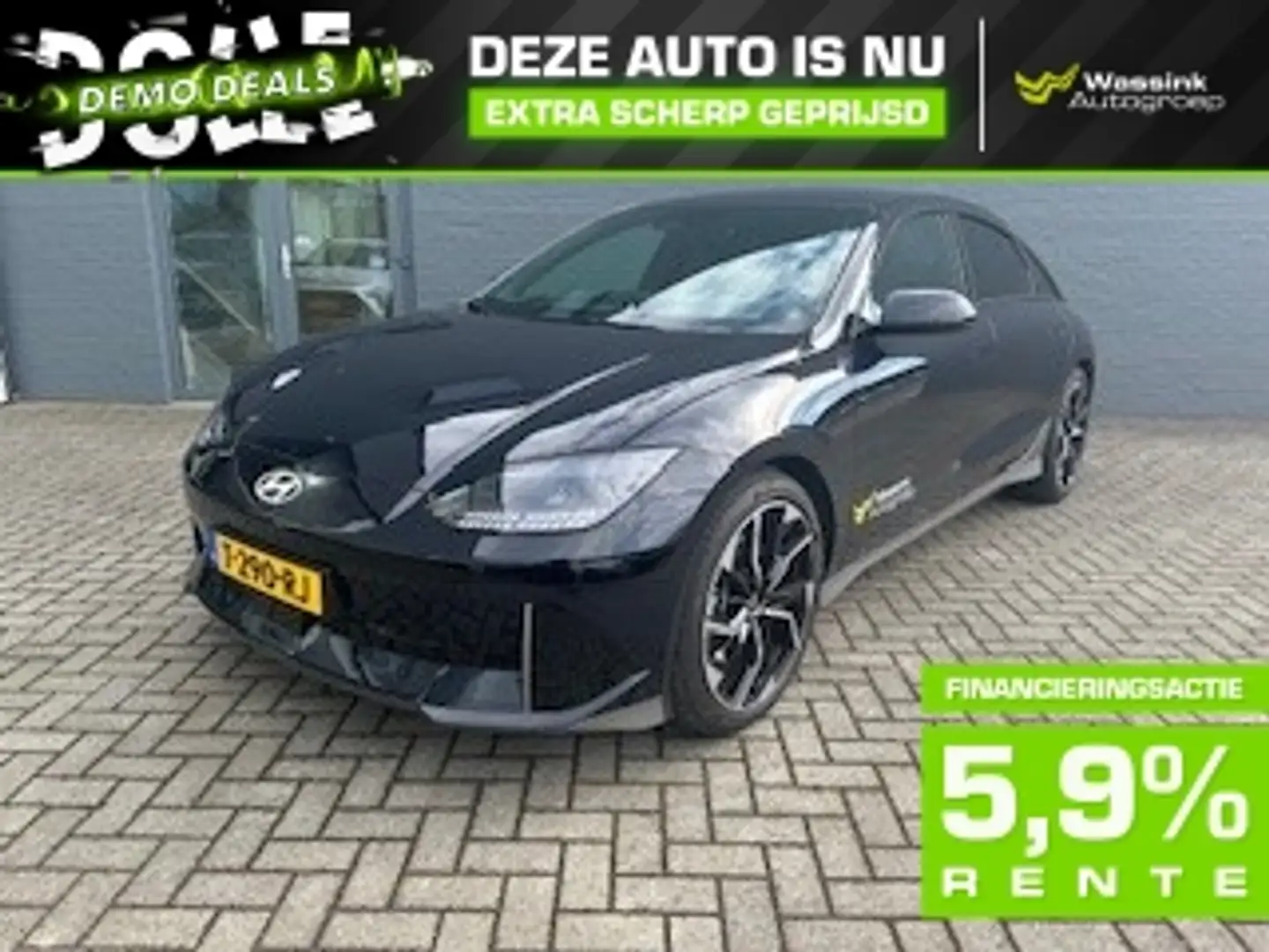 Hyundai IONIQ 6 DEMO DEAL | 77,4 kWh 229pk RWD Connect | 20 inch L Blauw - 1