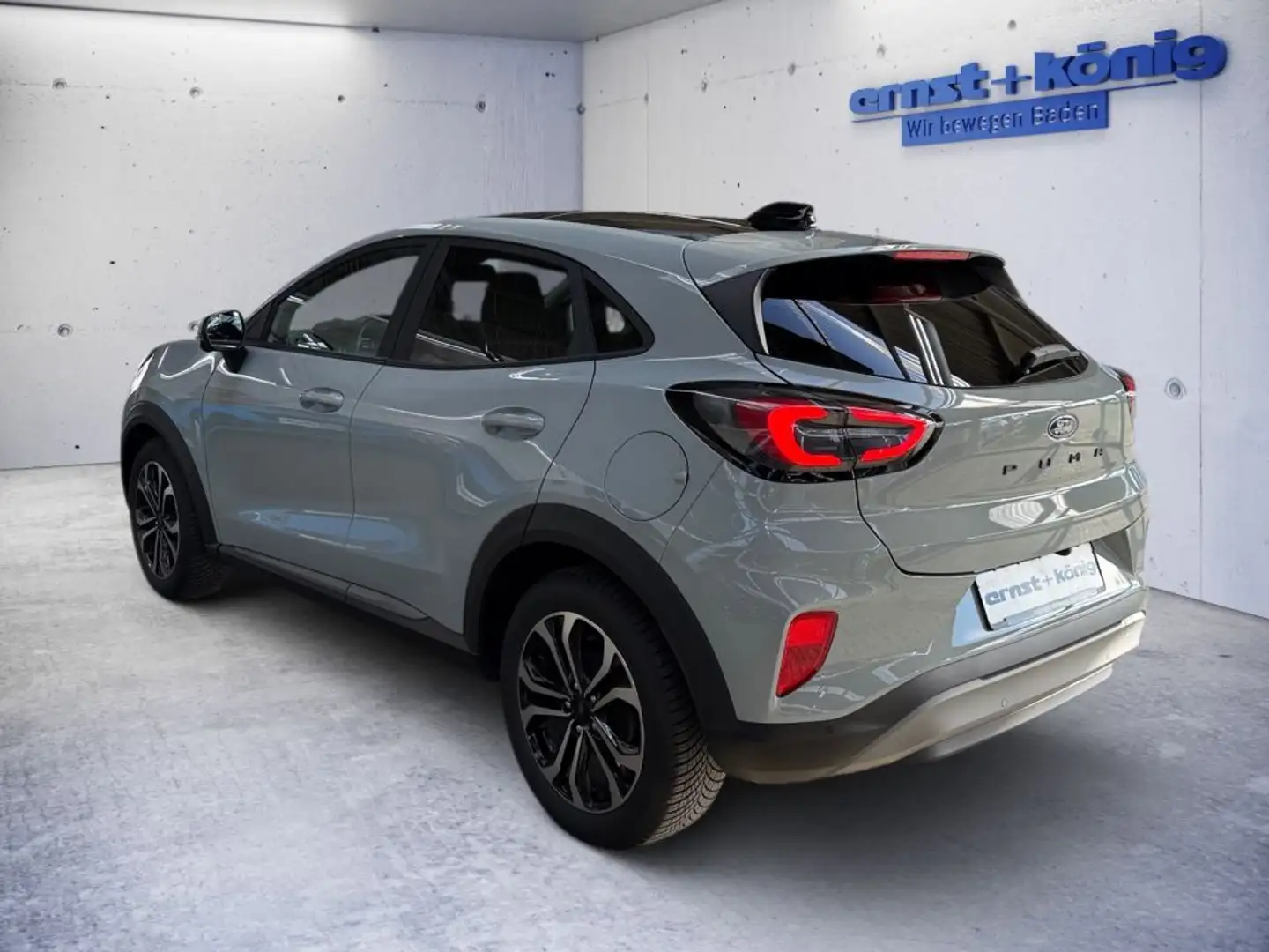 Ford Puma 1.0 EcoBoost Hybrid TITANIUM *ACC*PANO*LED* Gris - 2