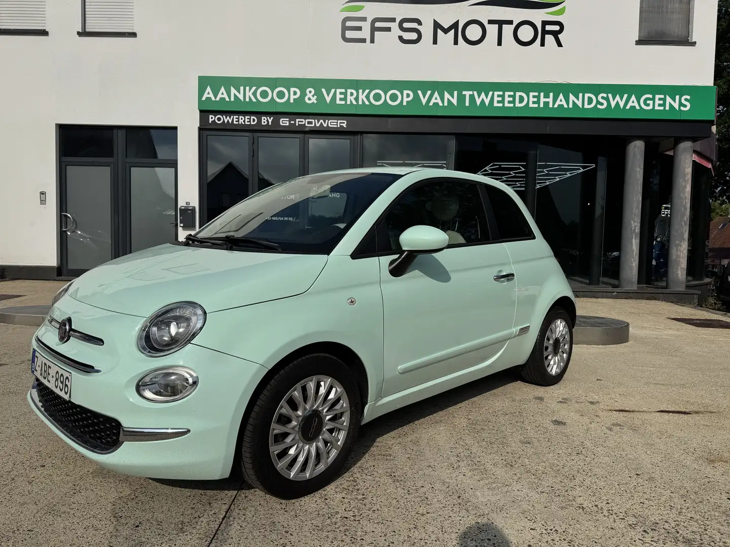 Fiat 500 1.0 Hybrid Lounge Nieuw staat Blauw - 1