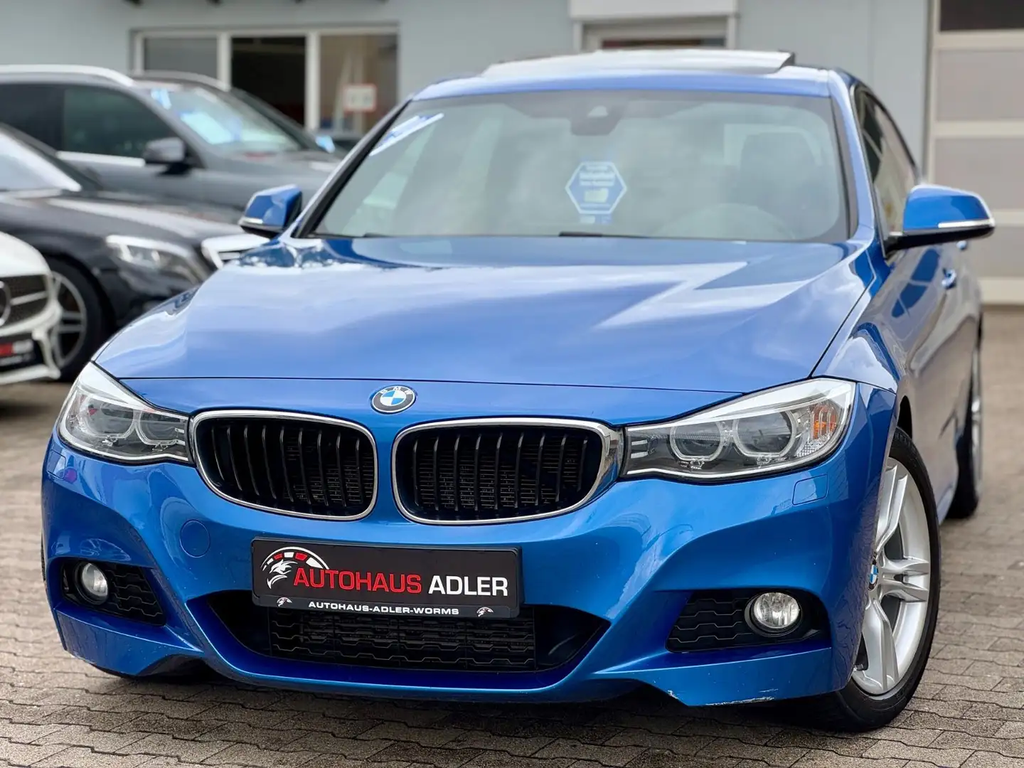 BMW 320 320 GT M SPORT*AUTOM*PANO*NAV*HUP*KAMER*XEN*PDC* Blau - 2