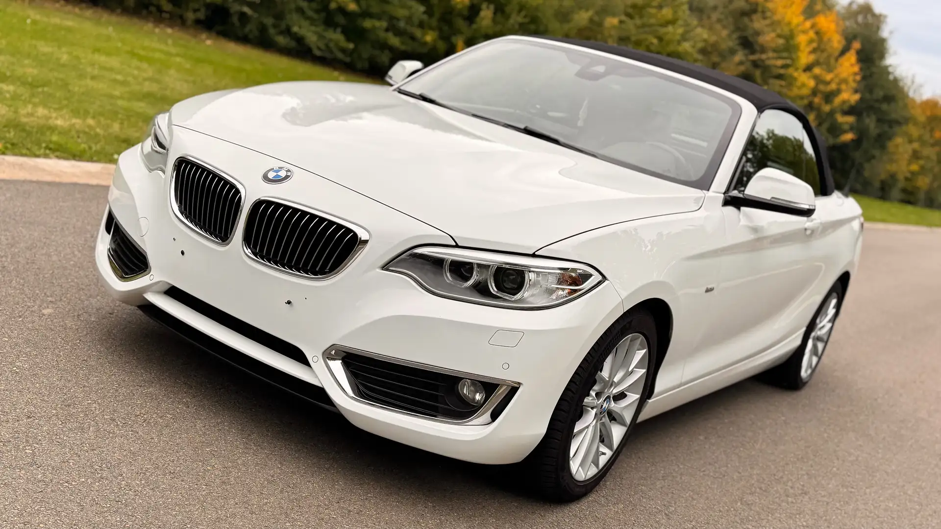 BMW 220 Cabriolet 220iAS ***   LUXURY LINE  *** Wit - 1