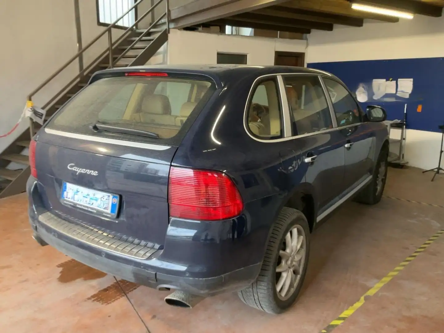 Porsche Cayenne Cayenne 3.2 ASI ITALIANA PASM LIBRO SERVICE PELLE Bleu - 2