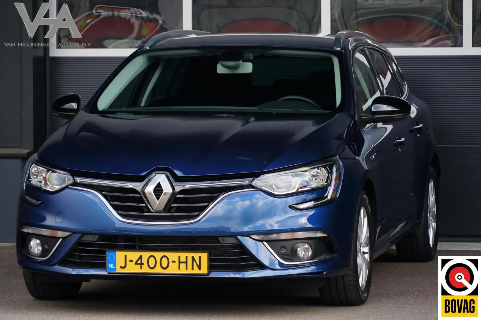 Renault Megane Estate 1.3 TCe Limited, NL, keyless, CarPlay Blau - 1