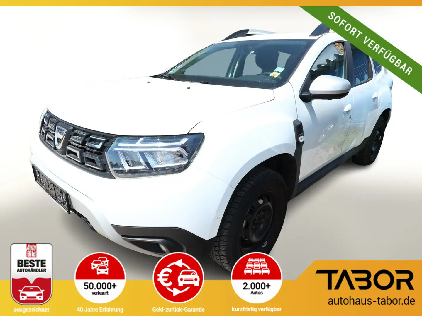 Dacia Duster II 1.3 TCe 150 EDC Prestige Nav PDC LeyL Weiß - 1