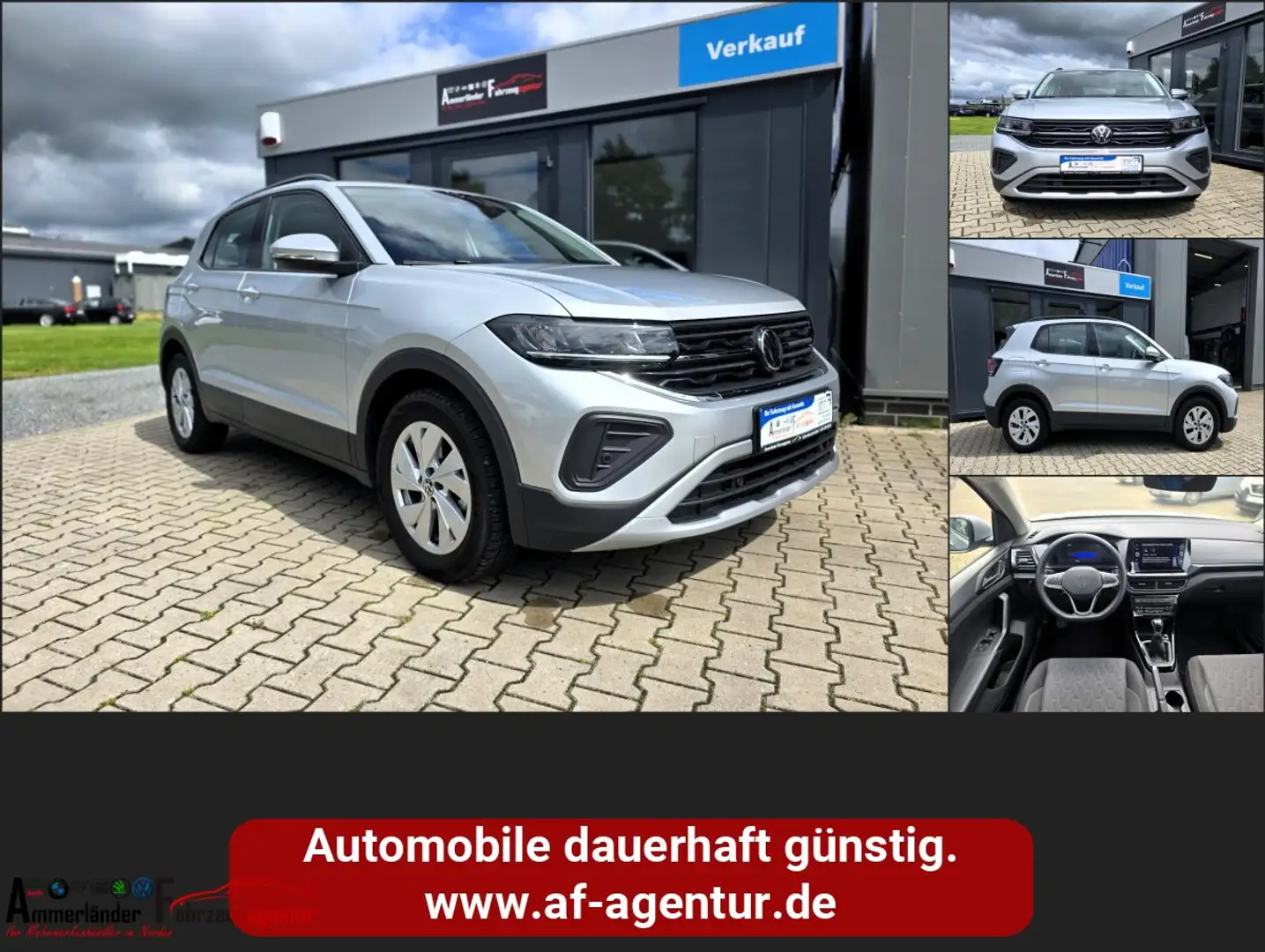 Volkswagen T-Cross 1.0 TSI   Life *APP Connect-SHZ-Diggi Cockpit-Alu Argento - 1