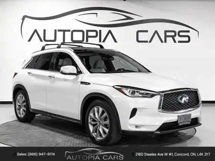 White 2019 INFINITI QX50 SUV / Crossover All-Wheel Drive Automatic