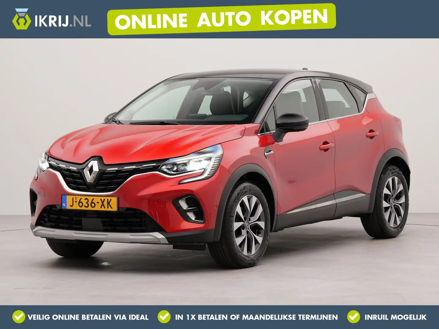 Renault Captur 1.0 TCe 100 Intens Apple Carplay | DAB | Cruise Co Rouge - 1