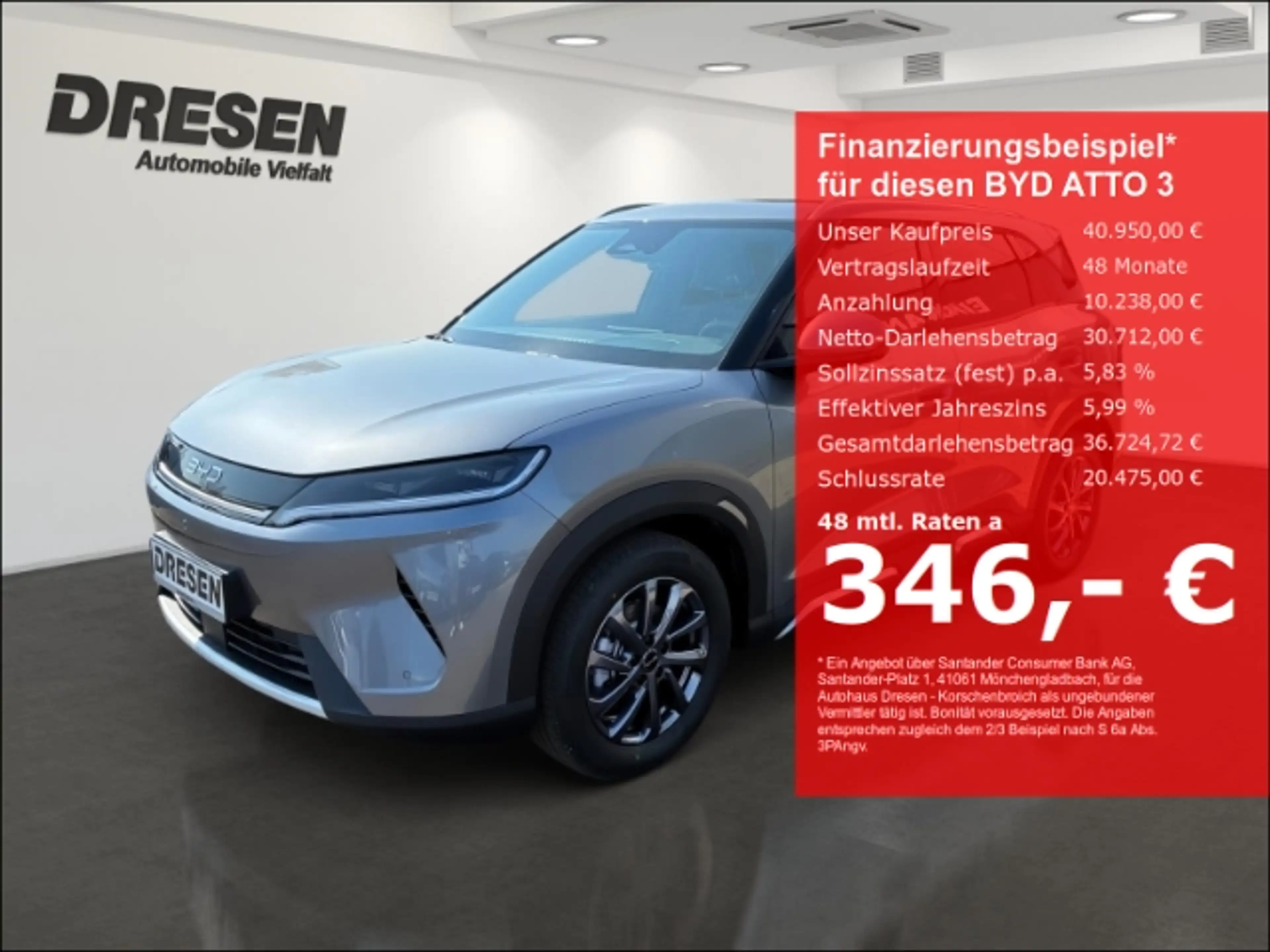 BYD Atto 3 EVO Excellence/Allrad/74,8 kWh/Panorama/Navi/Sitzh
