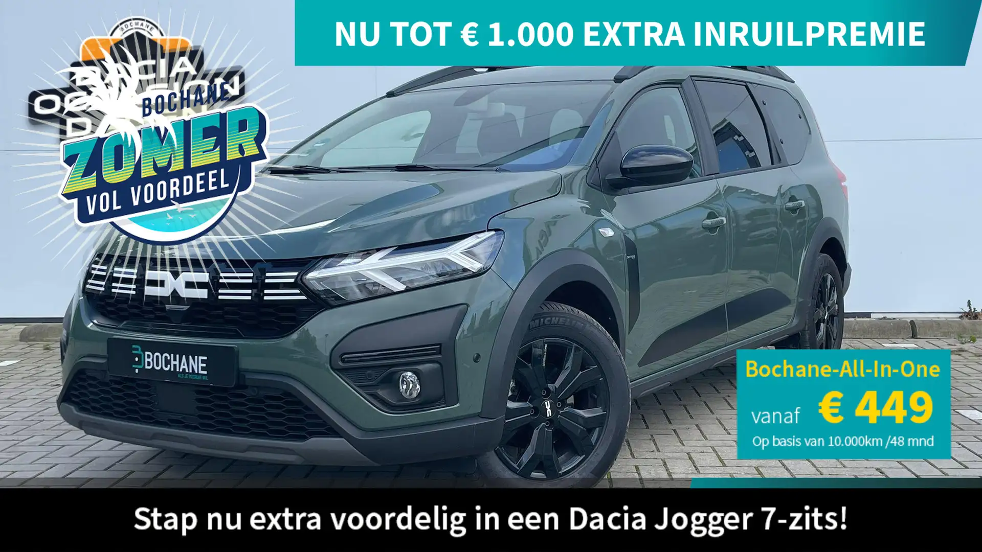 Dacia Jogger 1.0 TCe 110 Extreme 7p. Navigatie / 7-Persoons / C Grijs - 1