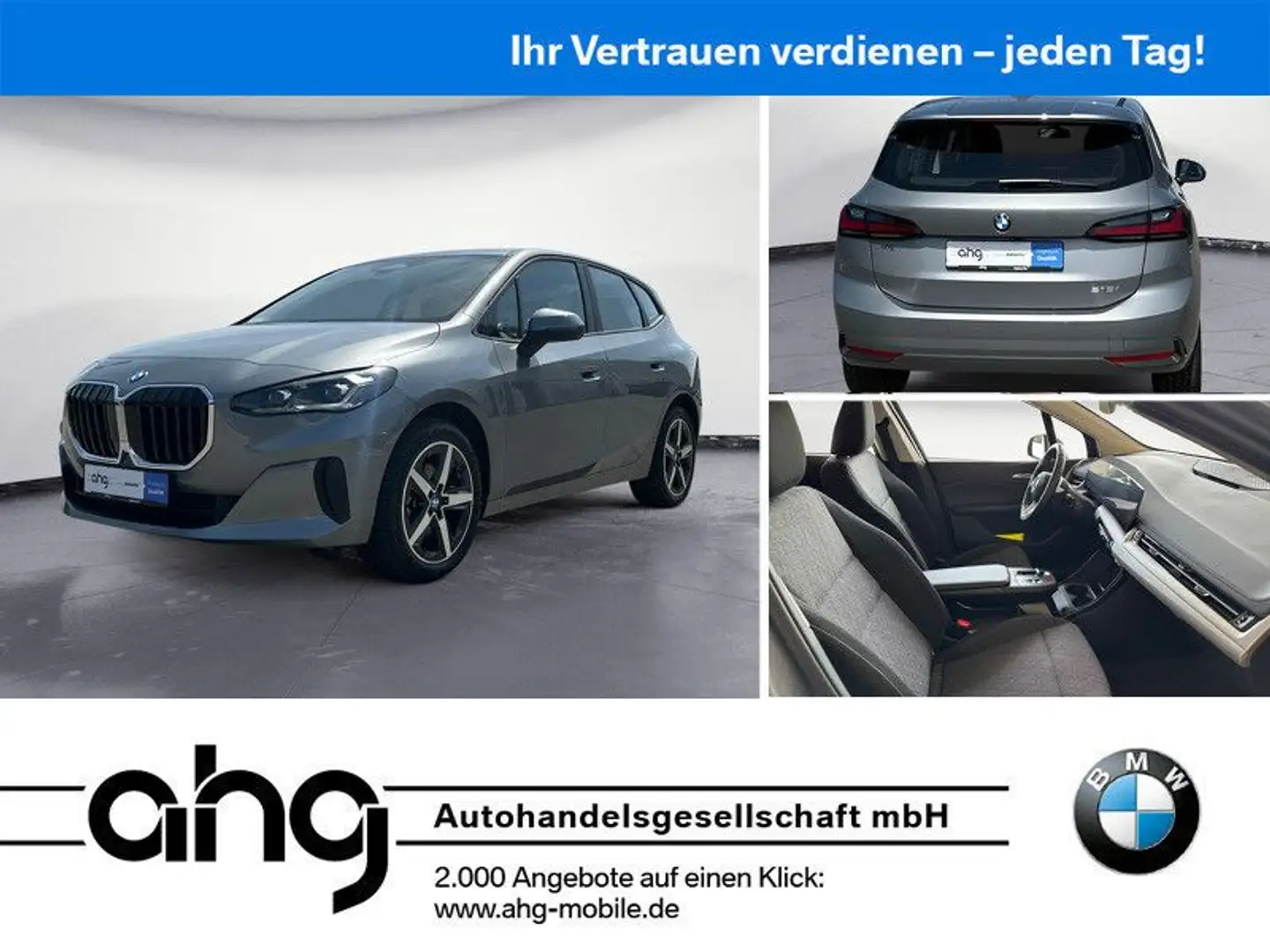BMW 216 Steptronic DCT AHK Grau - 1