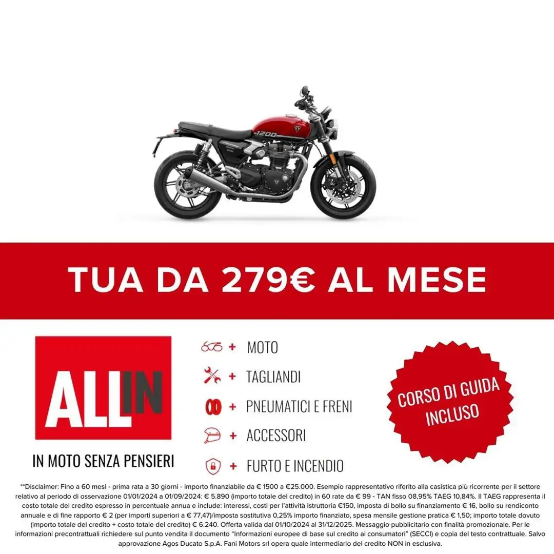 Triumph Speed Twin MY 2025 Roşu - 2