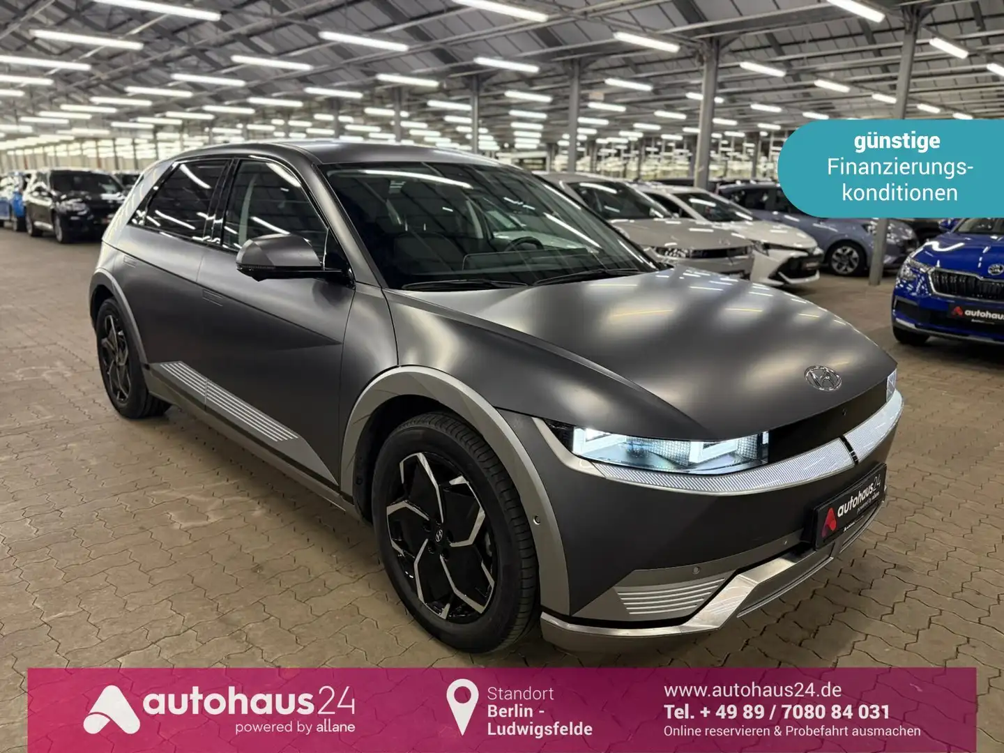 Hyundai IONIQ 5 Uniq 4WD 77,4 kWh|ACC|HeadUp|Kamera Silber - 1