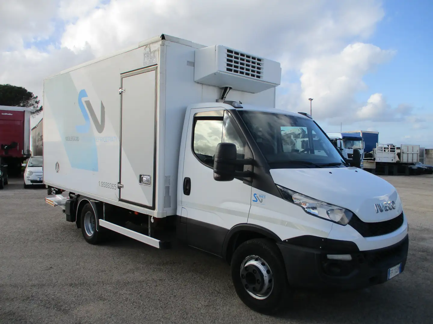 Iveco Daily 60C15 3000 150CV FRIGO FRCX-20°+PEDANA RETRATTI Blanco - 1