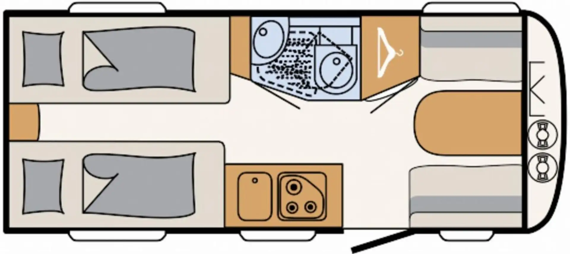 Dethleffs c-joy 460 LE Frühjahrs-Aktion Blanc - 2