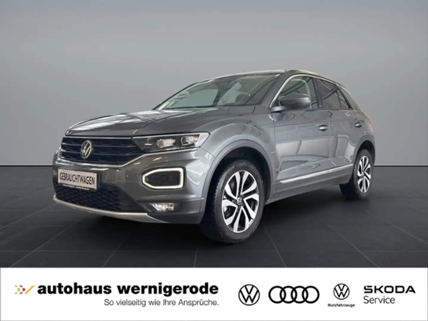 Volkswagen T-Roc 1.5TSI DSG Active LED/Navi/ACC/App Grau - 1