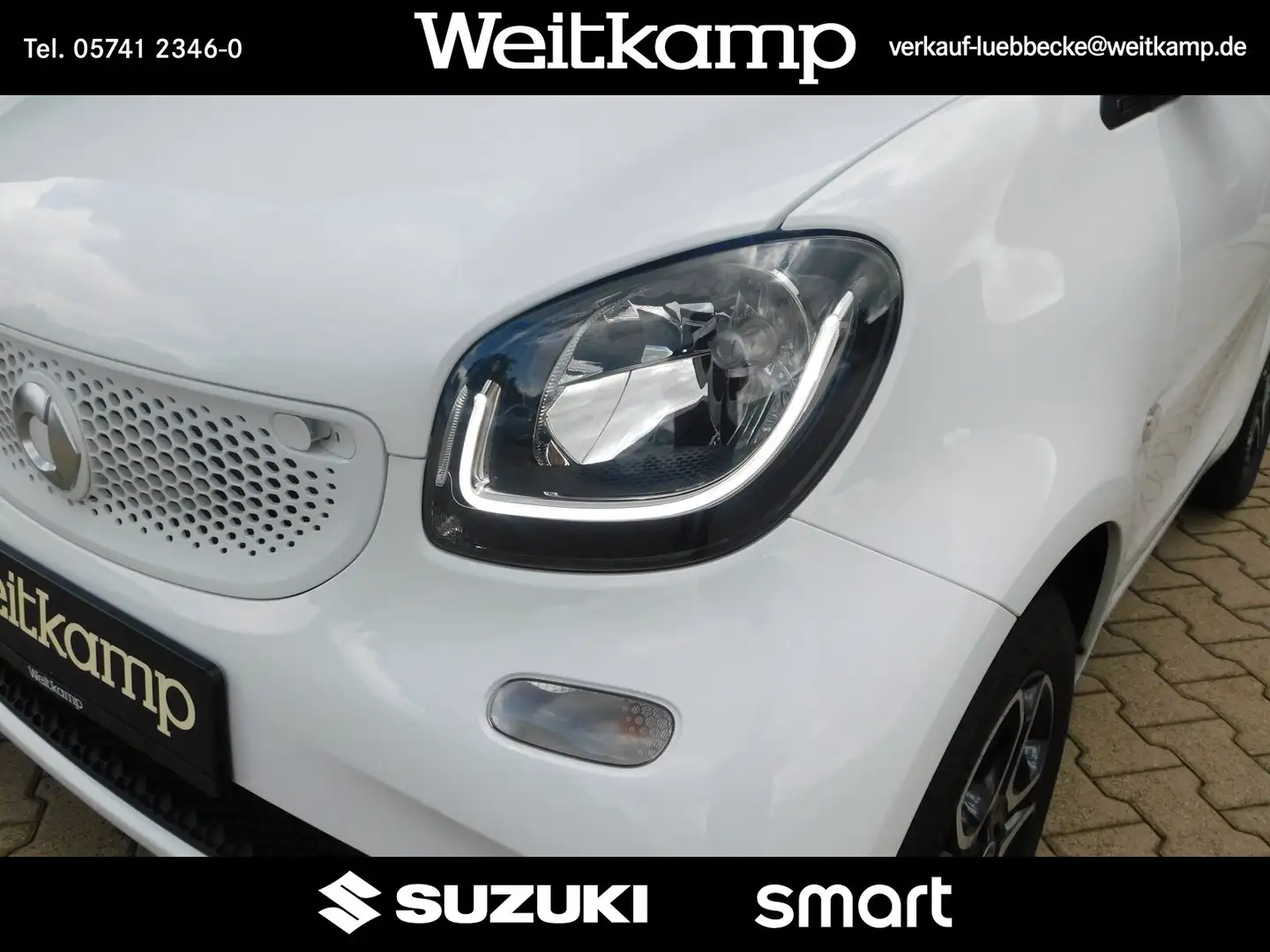 smart forTwo fortwo cabrio 52kW Prime Aut. Media/LED/Uvm Autom. Wit - 2