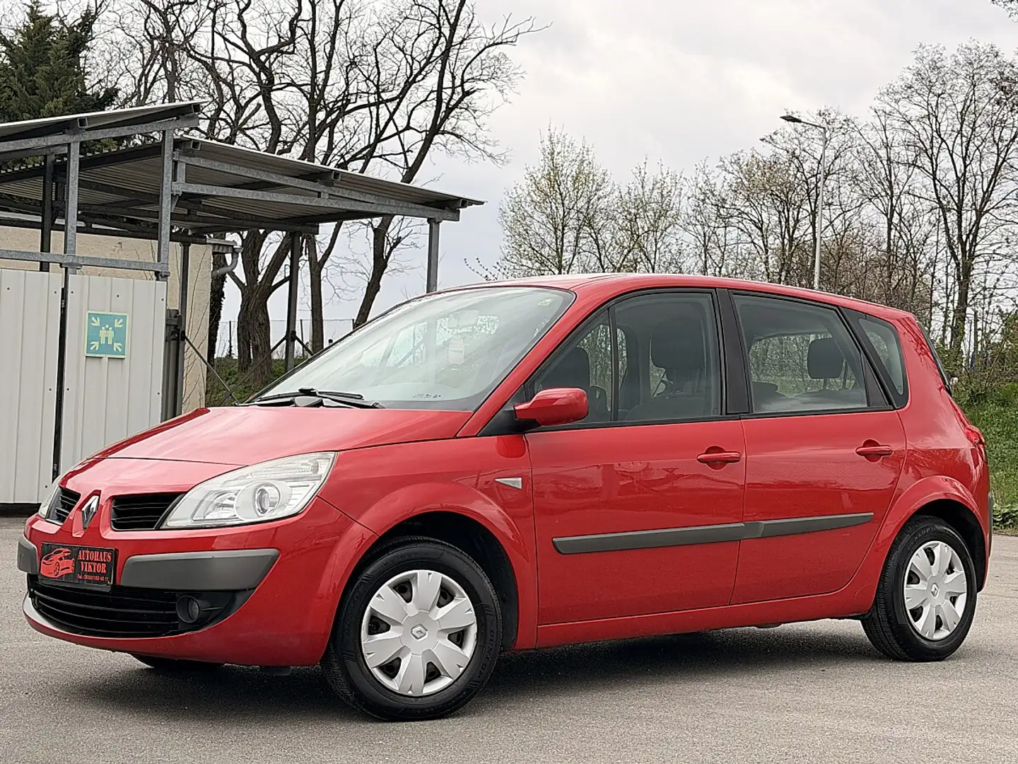 Renault Scenic Megane Scénic *PICKERL NEU,SERVICE HEFT* Rot - 2