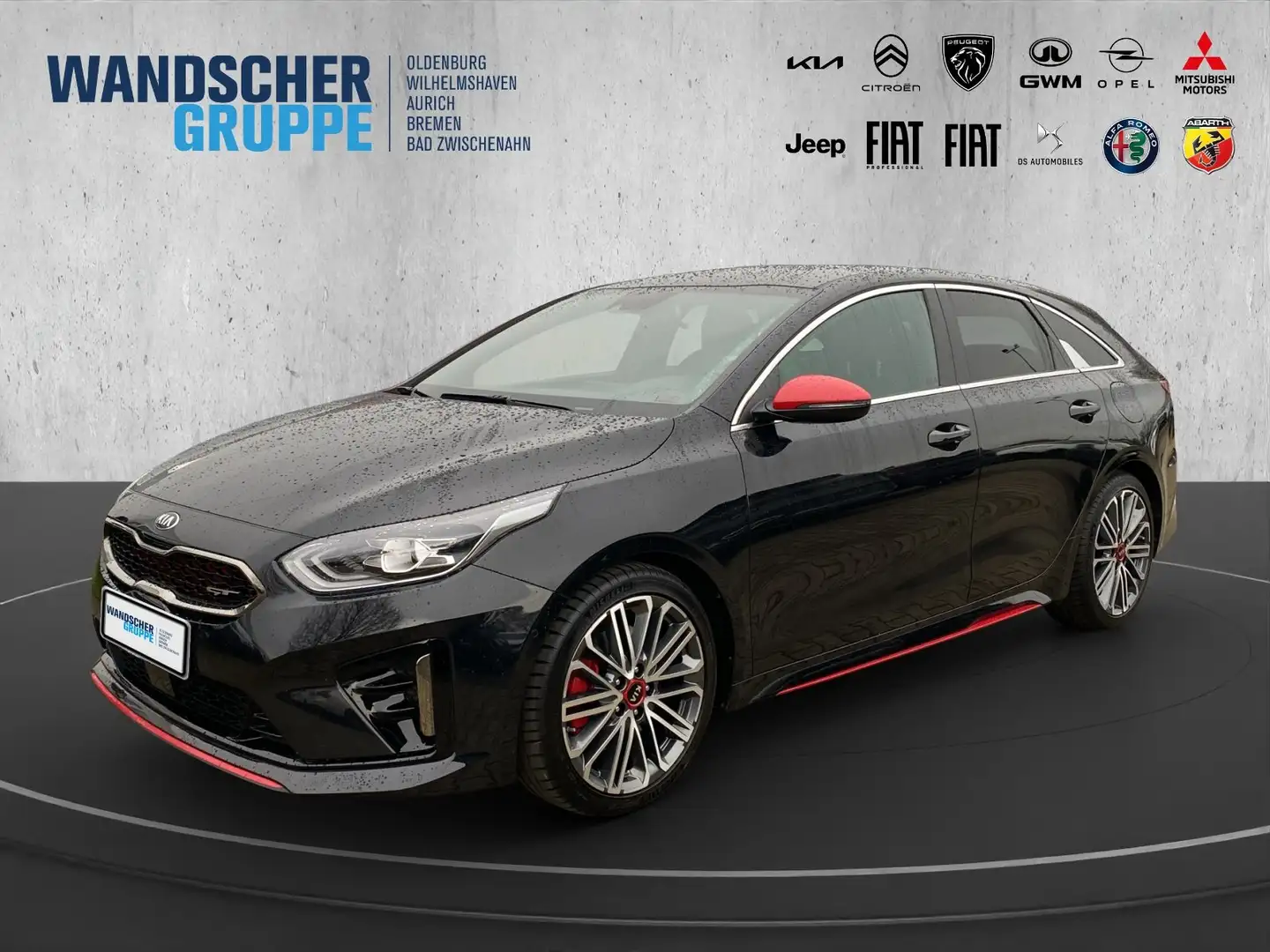 Kia ProCeed / pro_cee'd ProCeed GT 1.6 T-GDI Kam.+KeyLess+LED+Navi+SHZ Schwarz - 1