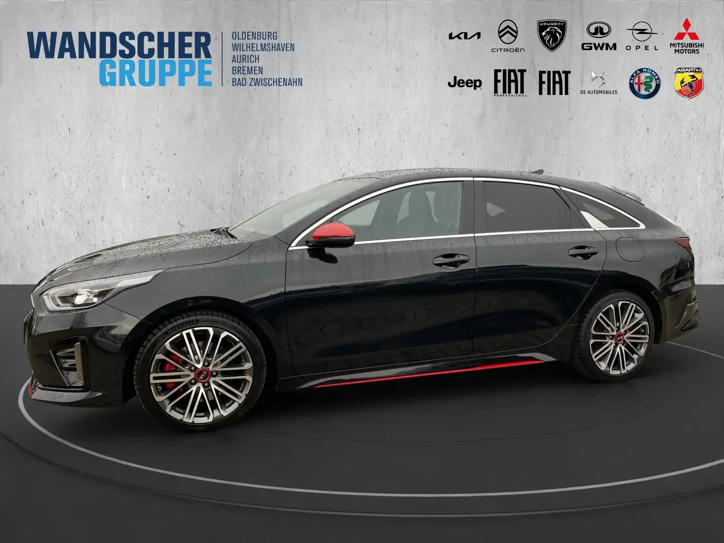 Kia ProCeed / pro_cee'd ProCeed GT 1.6 T-GDI Kam.+KeyLess+LED+Navi+SHZ Schwarz - 2
