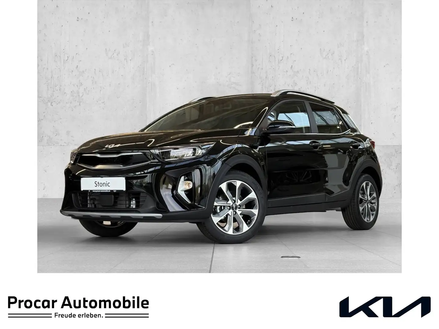 Kia Stonic 1.0 T-GDI DCT SPIRIT+NAV+KAMERA+KLIMAAUTO Schwarz - 1