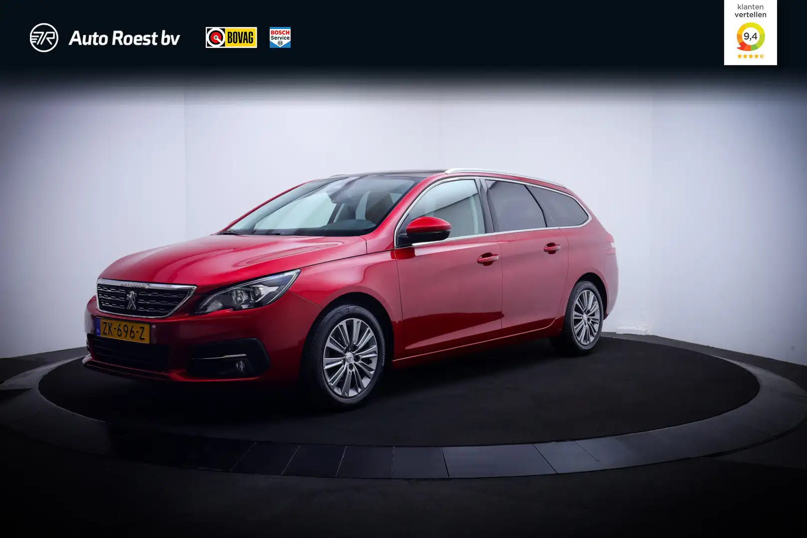 Peugeot 308 SW 1.2T PREMIUM PANO | LEDER | DENON SOUND | 360CA Rood - 1