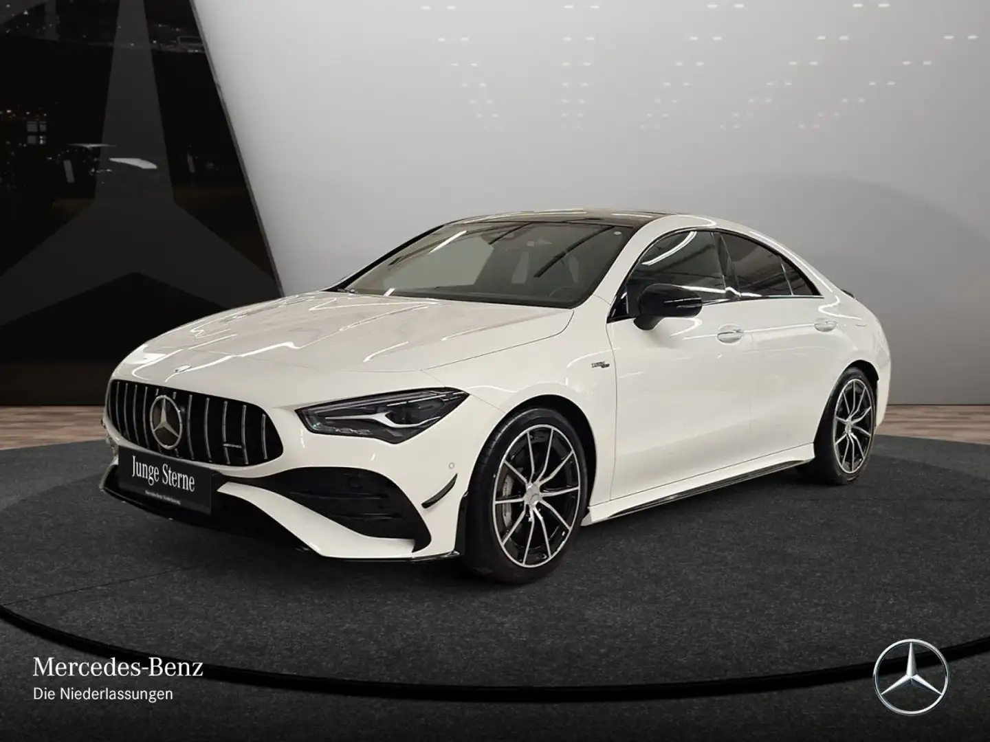 Mercedes-Benz CLA 35 AMG CLA 35 4M AMG+PANO+LED+BURMESTER+KAMERA+TOTW+8G Weiß - 2