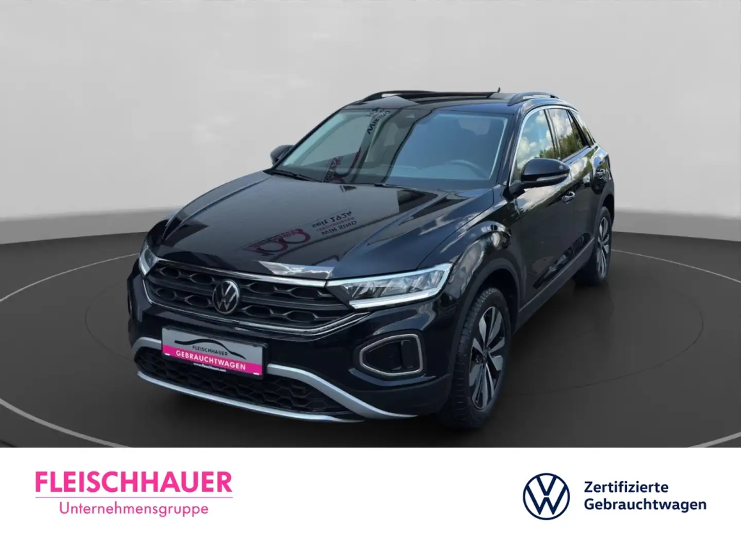 Volkswagen T-Roc Move 1.0TSI Navi+CarPlay+PDC Plus+LED+Climatronic Negro - 1