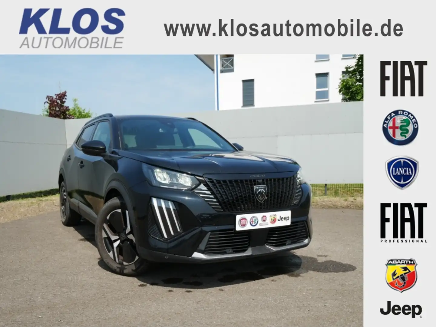 Peugeot 2008 ALLURE PureTech 1.2 100 PS MT6 NAVI KAMERA PDC Zwart - 1