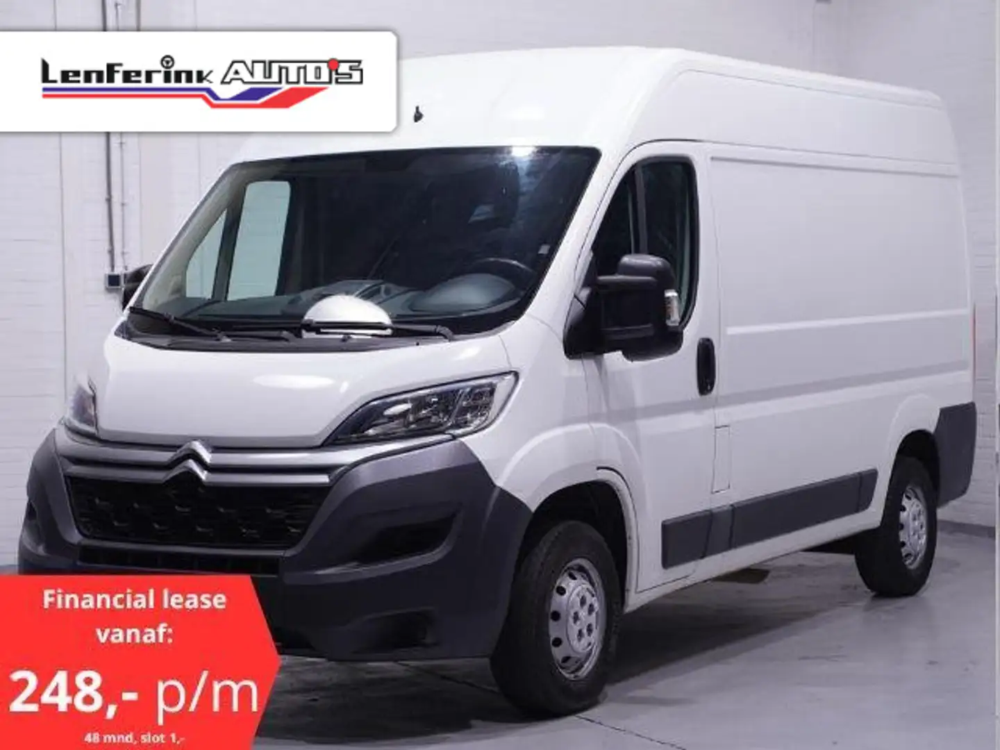 Citroen Jumper 2.0 HDI 130 pk L2H2 Navi, Airco, 3-Zits Citroën Ju Wit - 1