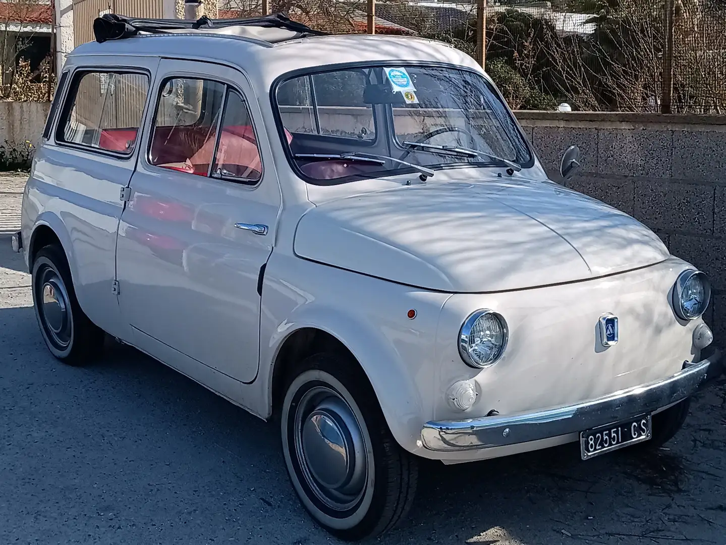 Autobianchi 500 Giardiniera Fiat White - 1