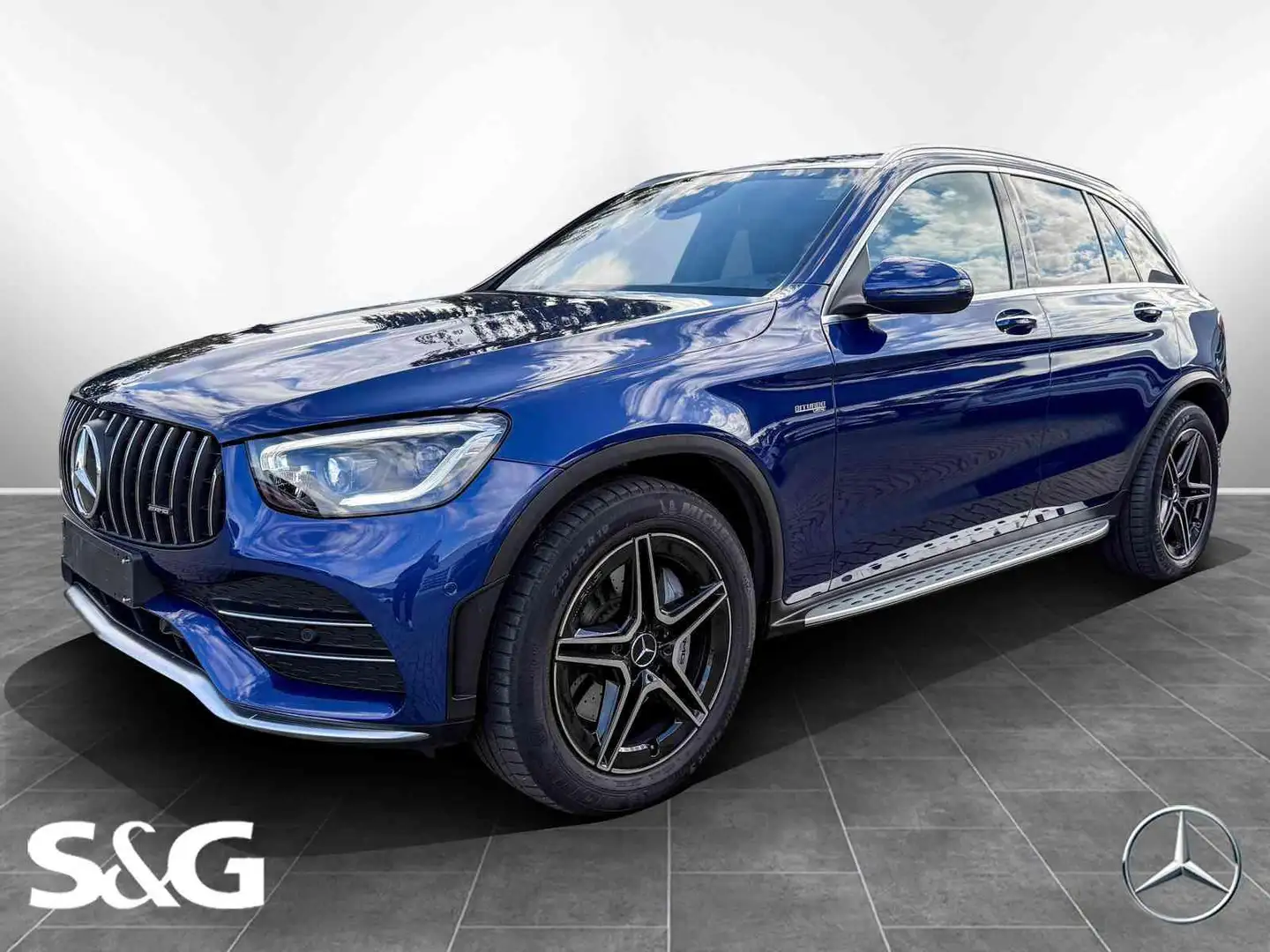 Mercedes-Benz GLC 43 AMG 4M RüKam+Totwink+HUD+Keyless-GO+19 Blau - 1