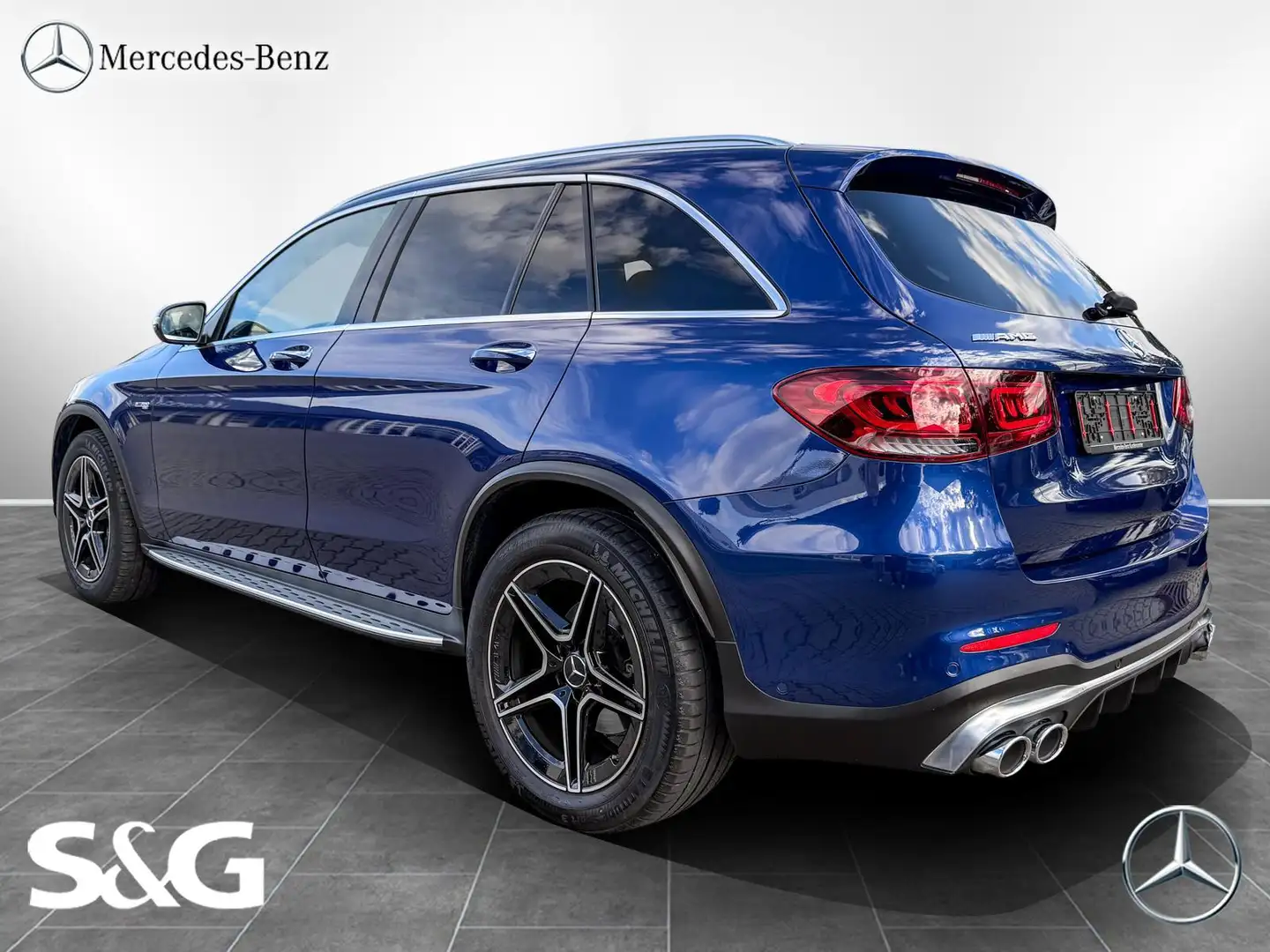 Mercedes-Benz GLC 43 AMG 4M RüKam+Totwink+HUD+Keyless-GO+19 Blau - 2