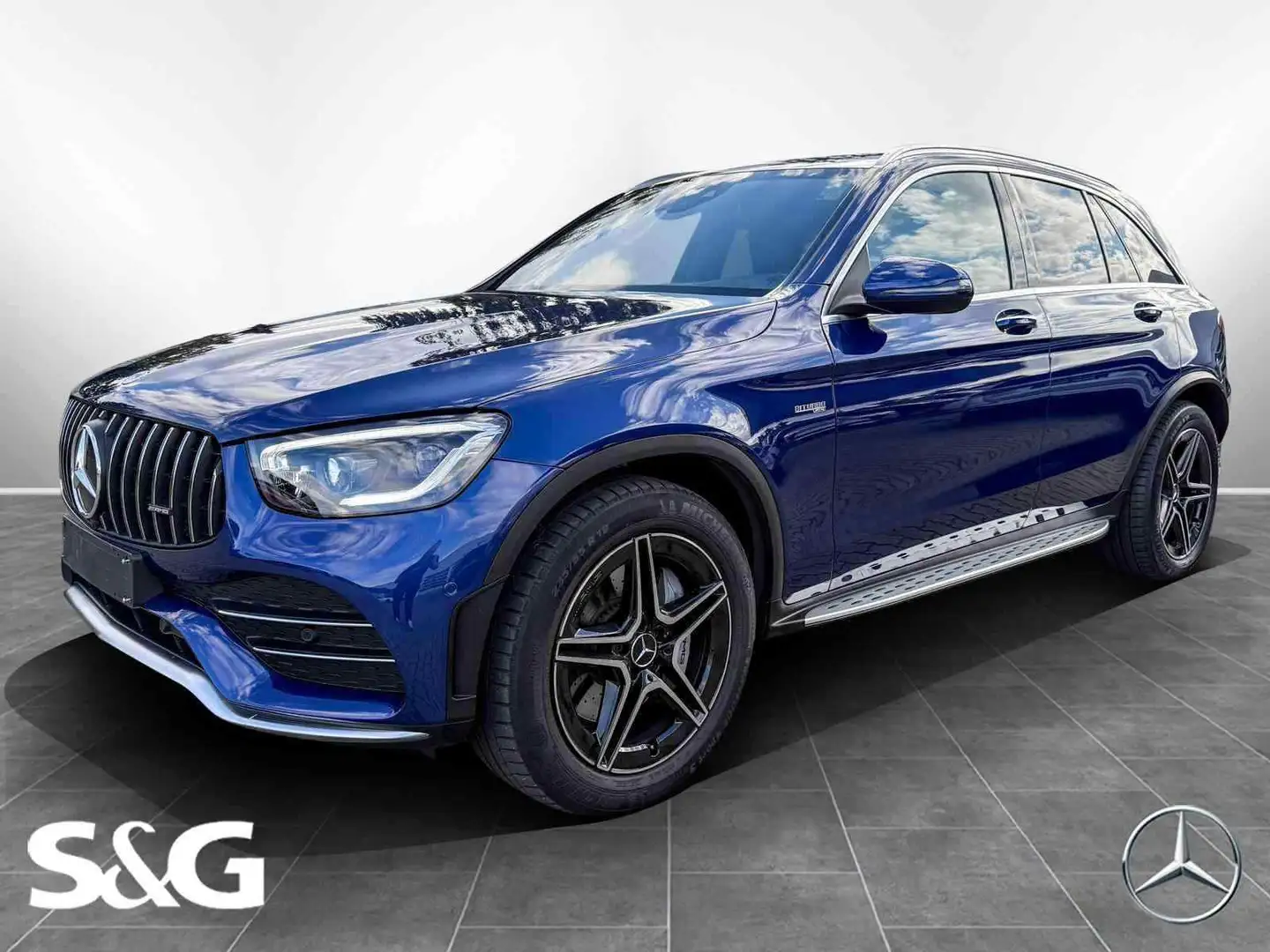 Mercedes-Benz GLC 43 AMG 4M RüKam+Totwink+HUD+Keyless-GO+19 Blau - 1