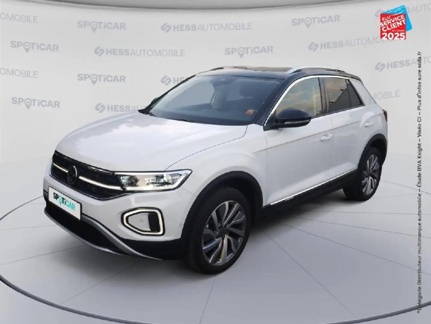 Volkswagen T-Roc 1.5 TSI EVO 150ch Style Exclusive DSG7 Blanc - 1