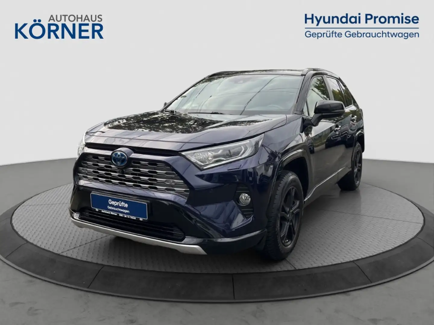 Toyota RAV 4 Hybrid STYLE SELECTION 2.5 VVT-i *LED*LEDER*CAM*JB Blau - 2