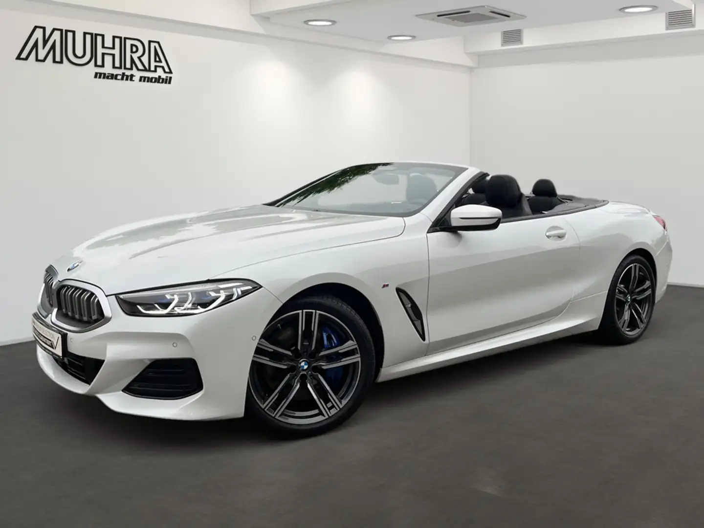 BMW 850 840i xDrive Cabrio M Sport DA Prof HUD Laser PA+ Weiß - 2