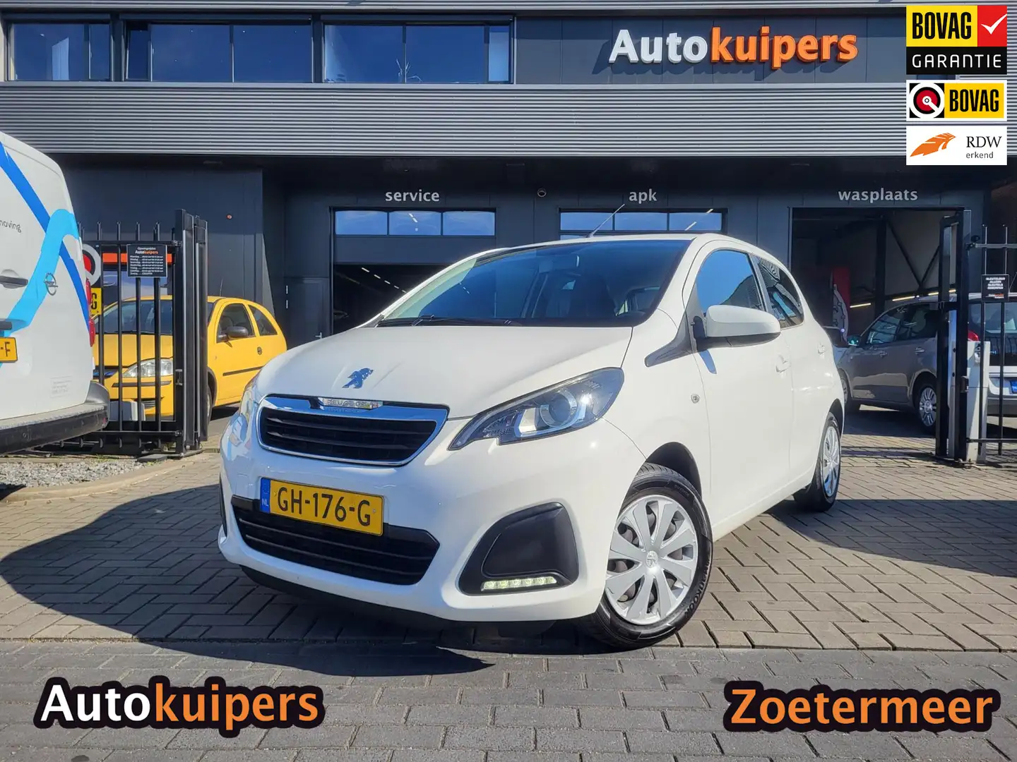 Peugeot 108 1.0 e-VTi Première | Met o.a. bluetooth telefoonvo Blanco - 1