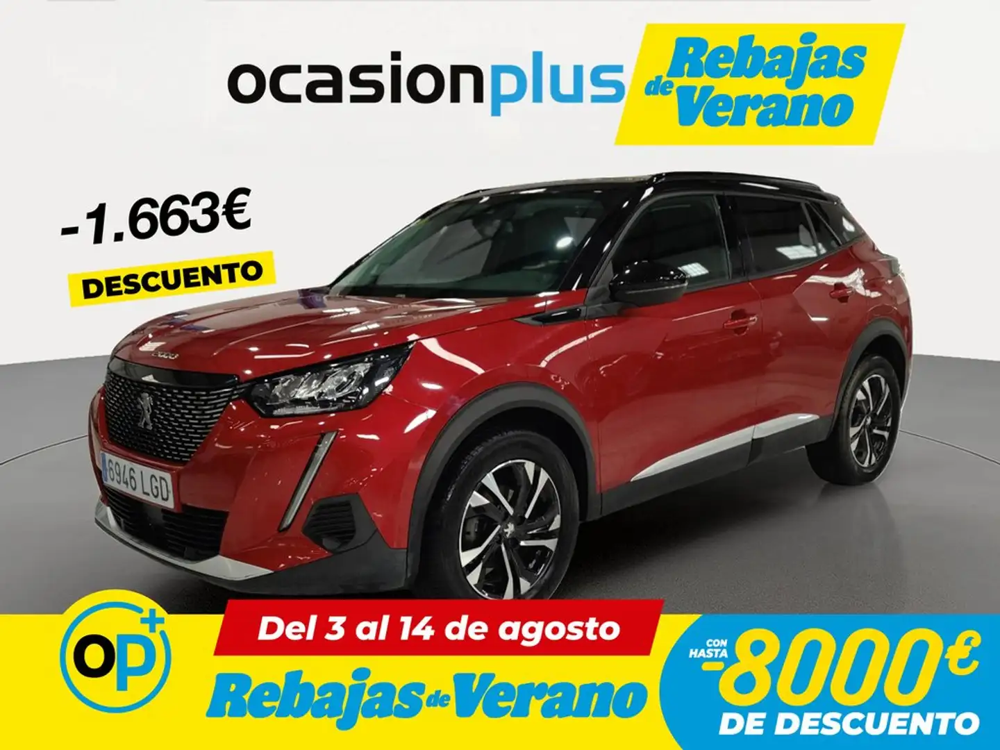 Peugeot 2008 1.2 PureTech S&S Allure EAT8 130 Rojo - 1