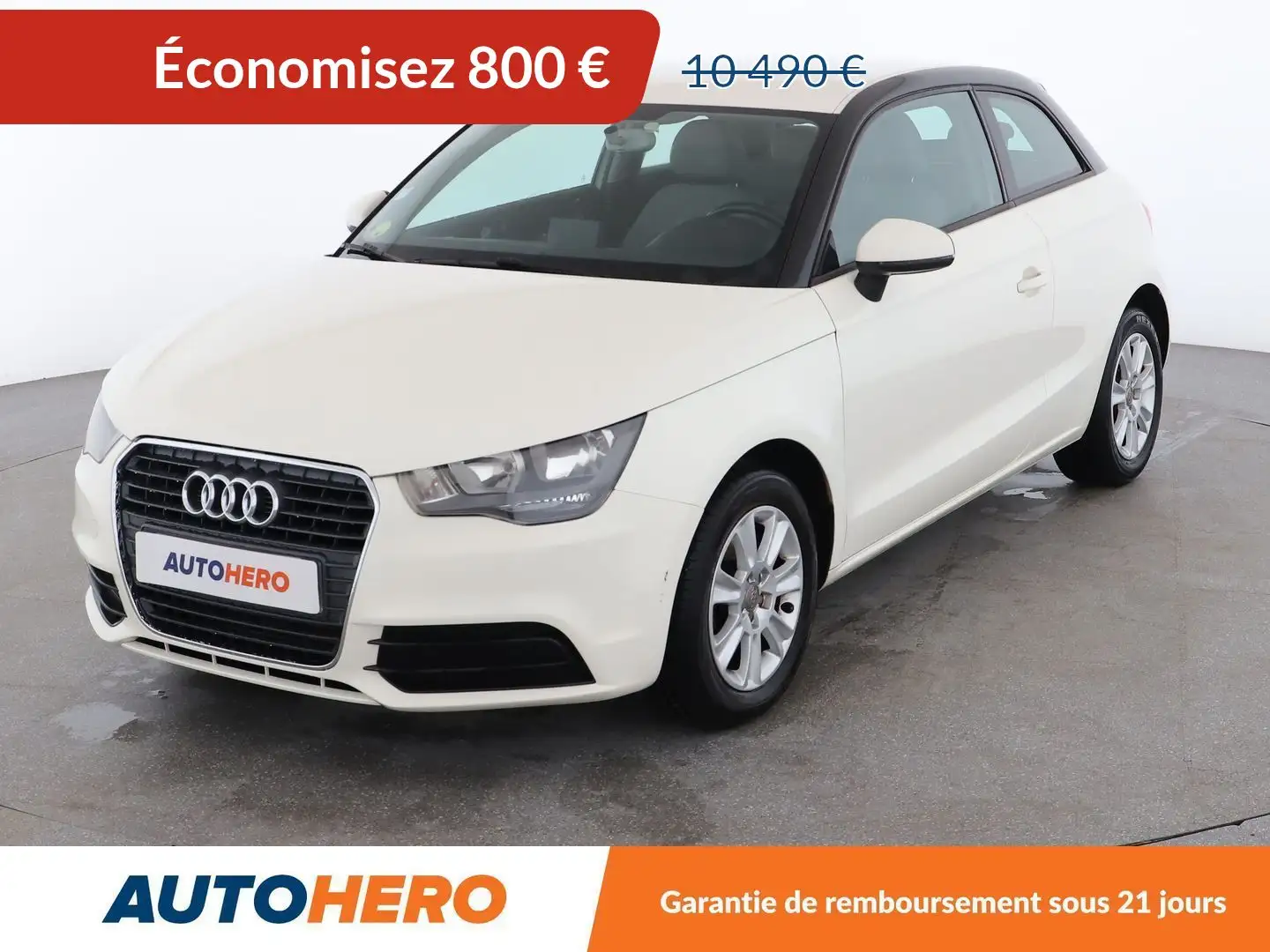 Audi A1 1.6 TDI Attraction Blanc - 1