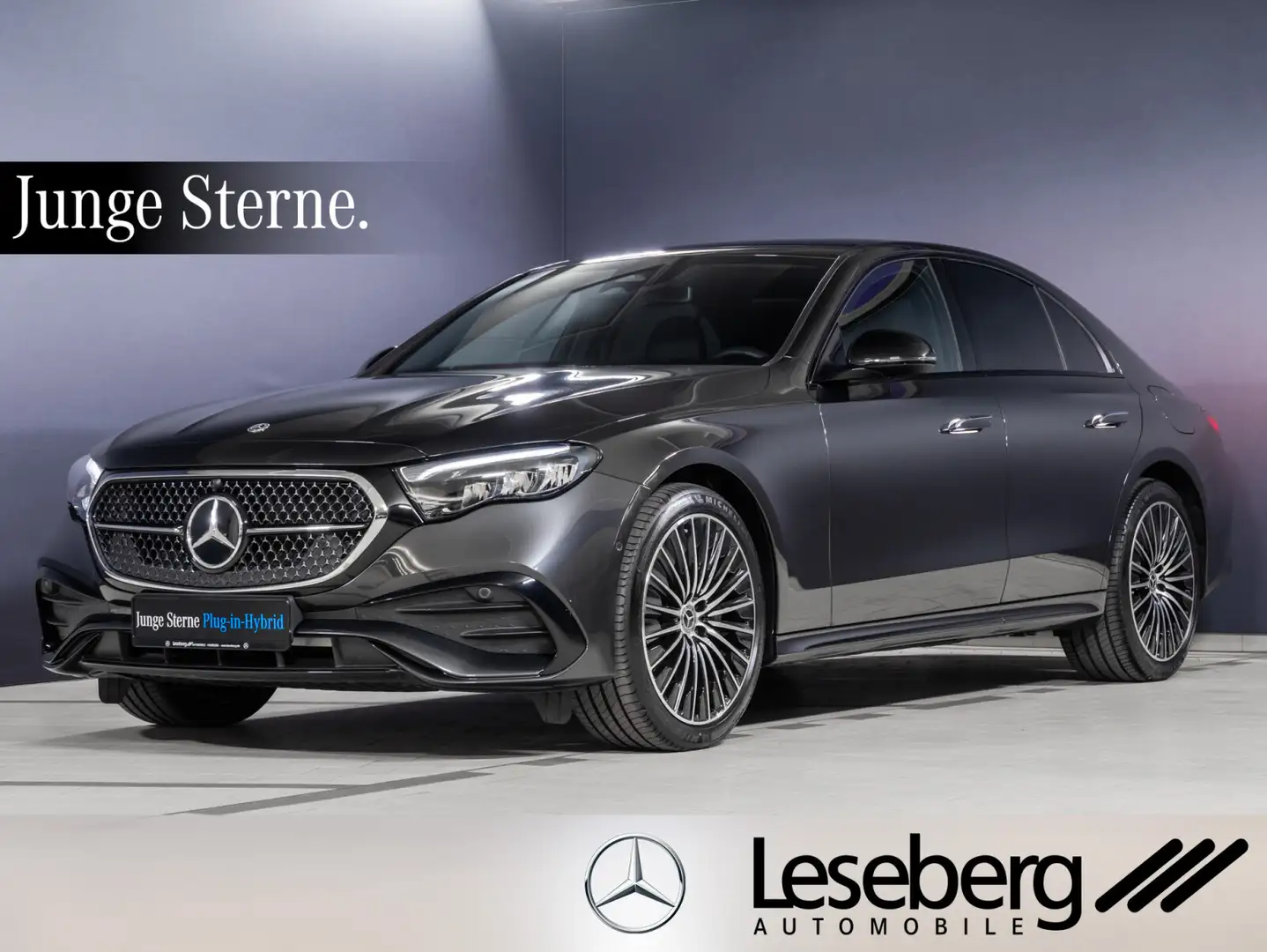 Mercedes-Benz E 300 E 300 e AMG LED/Distronic/Kamera/Keyless-Go/ DAB Grijs - 1