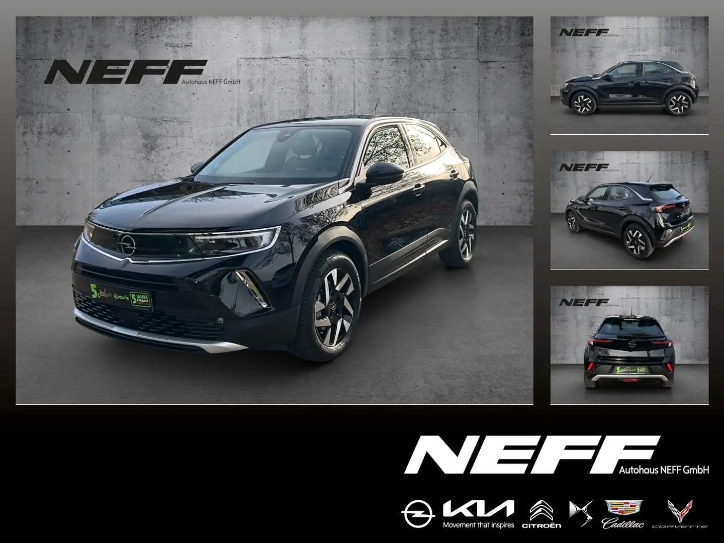 Opel Mokka-E Mokka e Elegance ACC+LED+SHZ+Fernlichtass.+Kam. Schwarz - 1