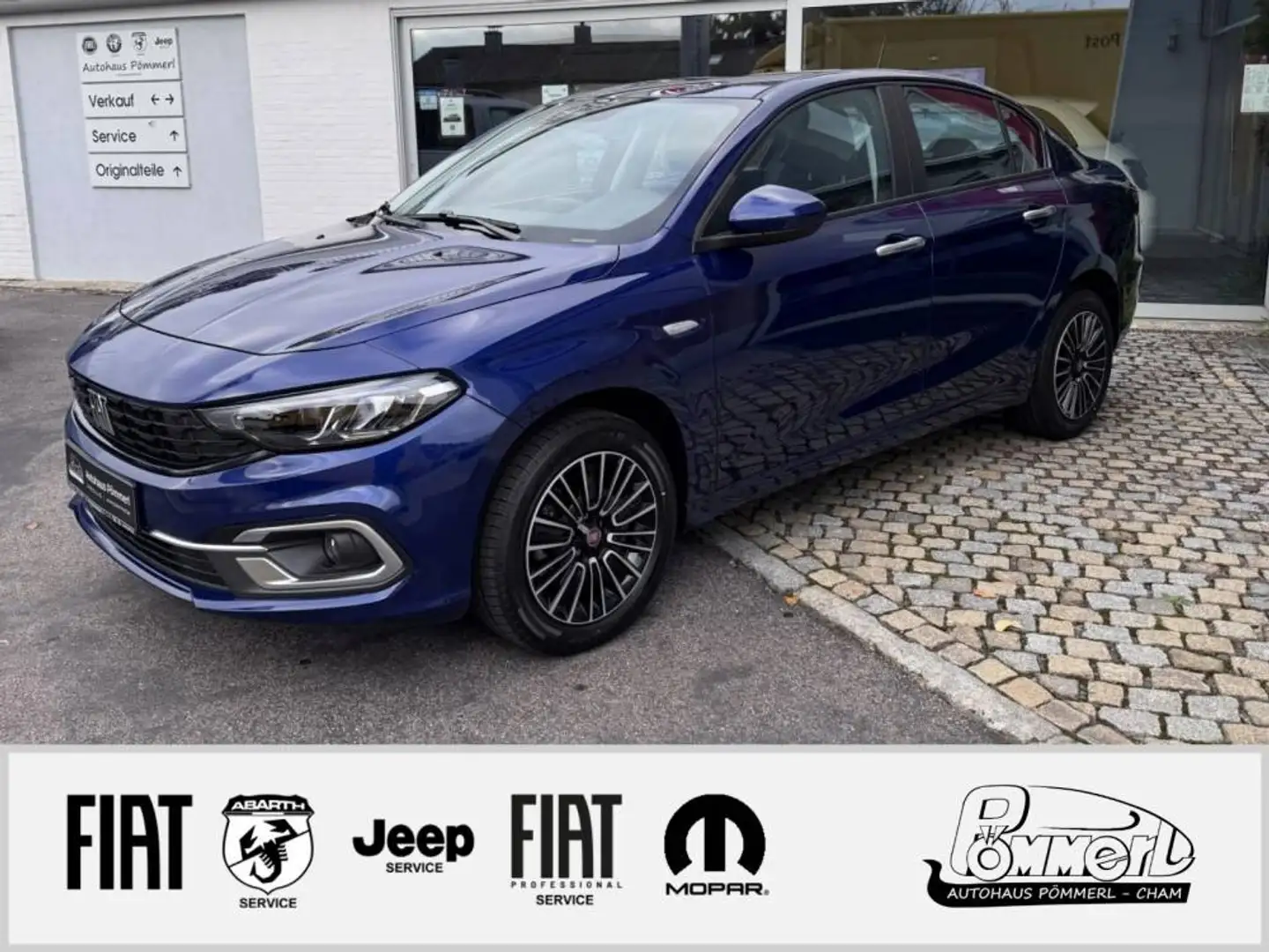 Fiat Tipo 4t. Urban 130 Diesel + AHK Bleu - 1