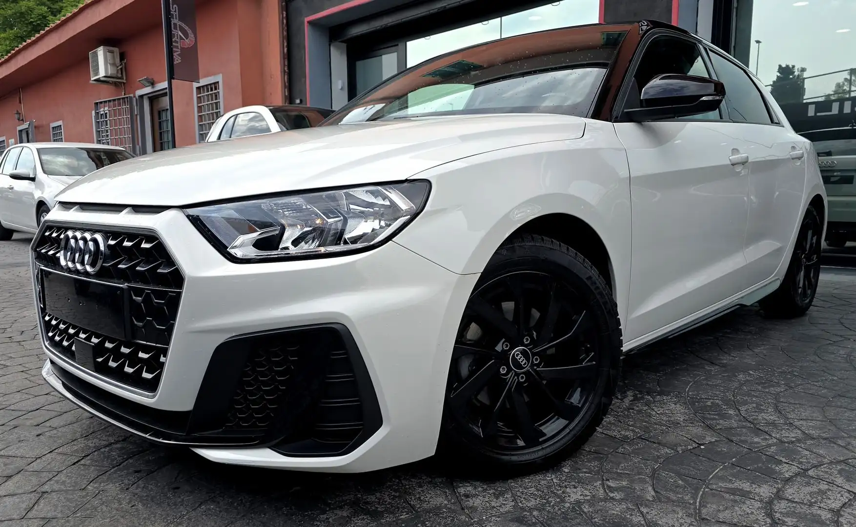 Audi A1 SPB BLACK PACK 37000 KM UNIPRO! Blanc - 2